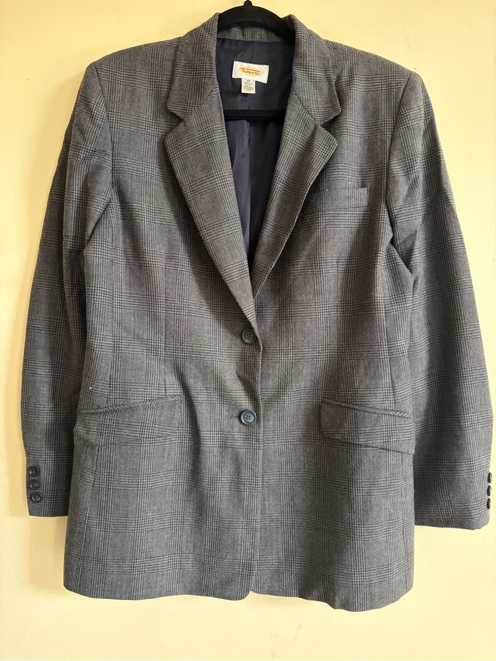Talbots Women’s Career Classic Blazer 100% Wool Made In USA Size 20